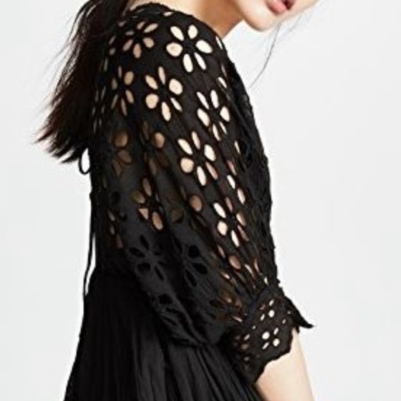 FREE PEOPLE Bella Note Eyelet Boho Dress. - Picture 2 of 5